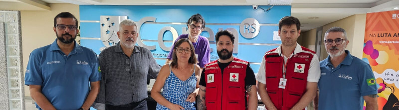 parceria-entre-cofen-coren-rs-cruz-vermelha-e-rotary-cria-centro-de-distribuicao-de-donativos-para-profissionais-de-saude-afetados-no-rio-grande-do-sul