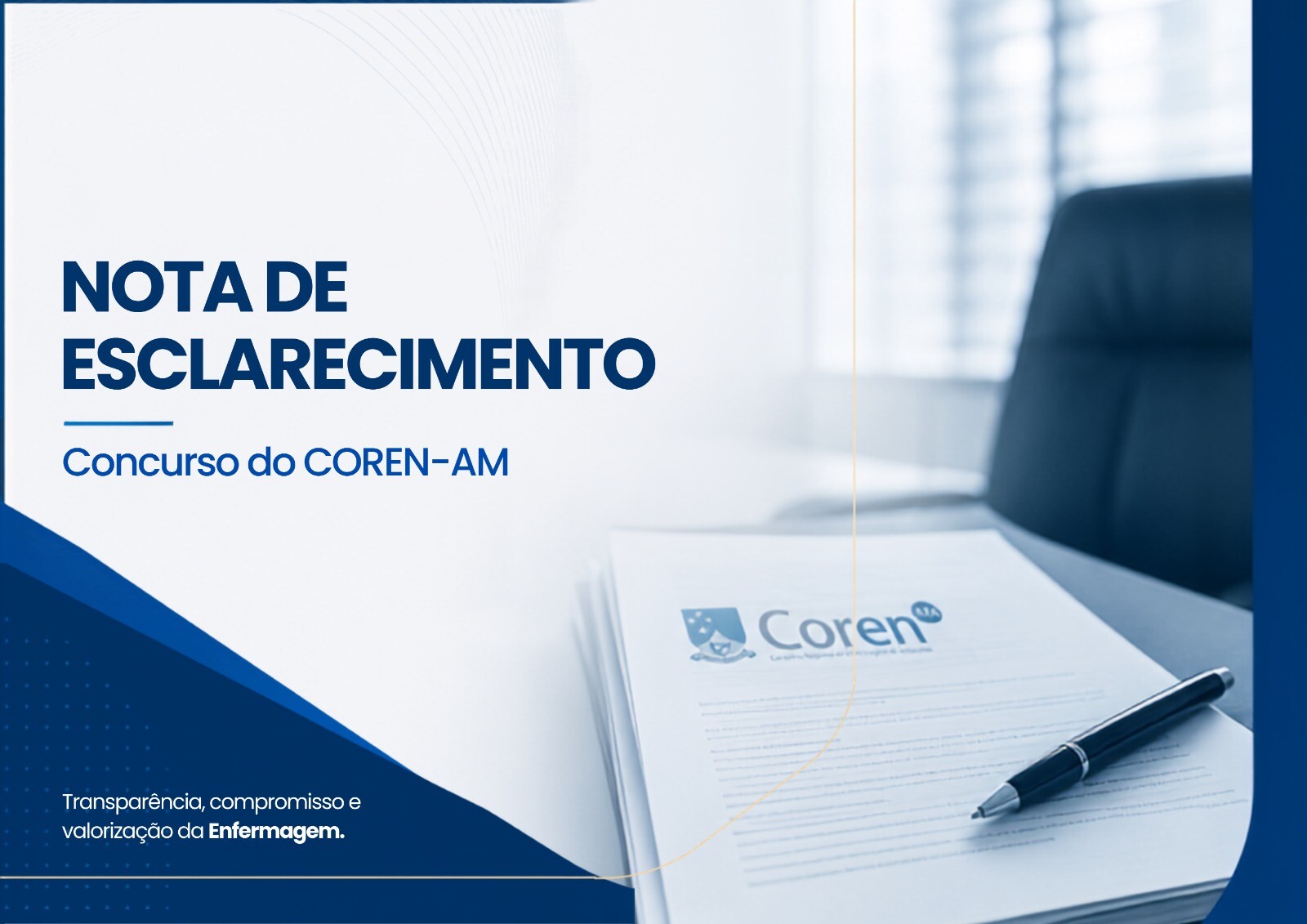 Nota de Esclarecimento - Concurso do COREN-AM
