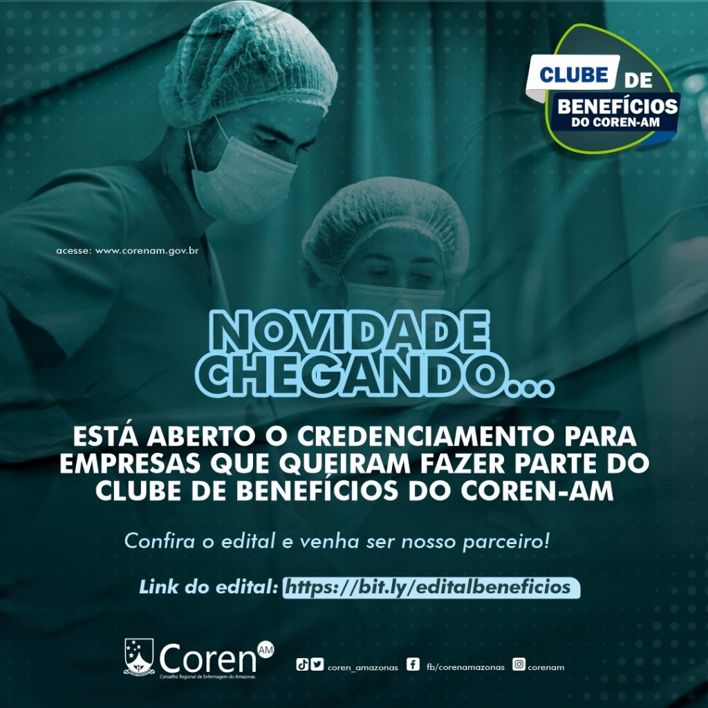 coren-am-lanca-edital-para-conveniar-empresas-para-oferecer-beneficios-aos-inscritos